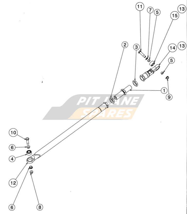 FRONT PUSHROD ASSY Diagram